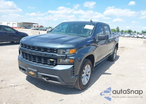 2020 Chevrolet Silverado 1500 2Wd Short Bed Custom из США, поврежденный, VIN 3GCPWBEH6LG279560